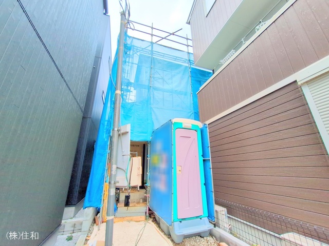 埼玉県ふじみ野市南台2丁目の新築戸建てシート写真 2025年6月25日撮影
