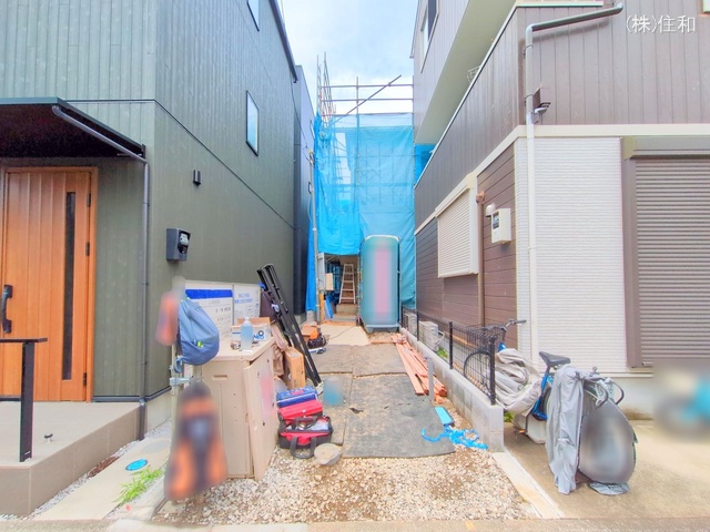 埼玉県ふじみ野市南台2丁目の新築戸建てシート写真 2025年6月25日撮影