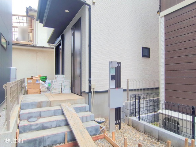 埼玉県ふじみ野市南台2丁目の新築戸建て外構写真 2025年7月15日撮影