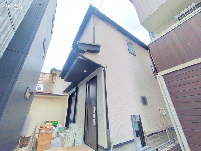 埼玉県ふじみ野市南台2丁目の新築戸建て外構写真 2025年7月15日撮影