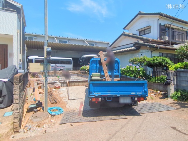 埼玉県入間郡三芳町大字藤久保の新築戸建て基礎写真 2025年6月18日撮影
