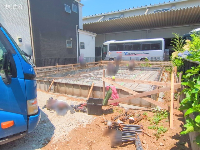 埼玉県入間郡三芳町大字藤久保の新築戸建て基礎写真 2025年6月18日撮影