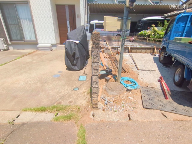 埼玉県入間郡三芳町大字藤久保の新築戸建て基礎写真 2025年6月18日撮影