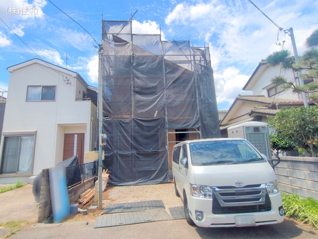 埼玉県入間郡三芳町大字藤久保の新築戸建てシート写真 2025年7月9日撮影