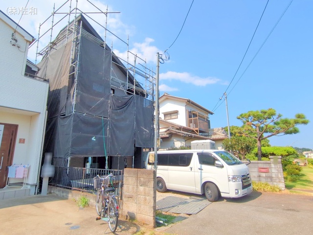 埼玉県入間郡三芳町大字藤久保の新築戸建てシート写真 2025年8月4日撮影