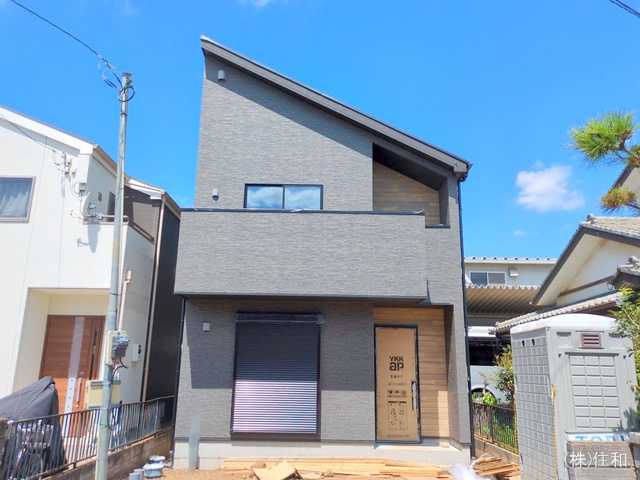 埼玉県入間郡三芳町大字藤久保の新築戸建て外構写真 2025年9月1日撮影