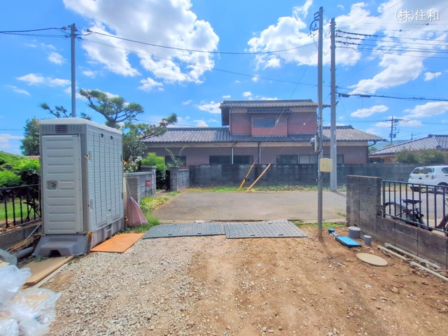 埼玉県入間郡三芳町大字藤久保の新築戸建て外構写真 2025年9月1日撮影