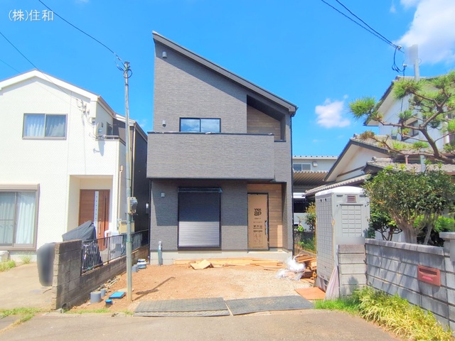 埼玉県入間郡三芳町大字藤久保の新築戸建て外構写真 2025年9月1日撮影