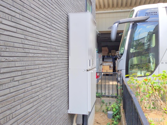 埼玉県入間郡三芳町大字藤久保の新築戸建て外構写真 2025年9月1日撮影