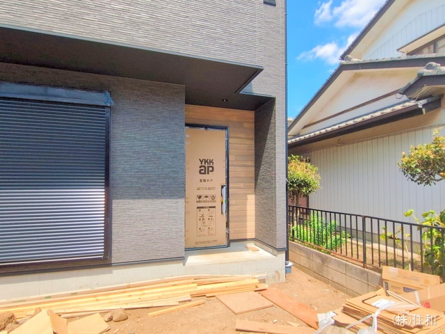 埼玉県入間郡三芳町大字藤久保の新築戸建て外構写真 2025年9月1日撮影