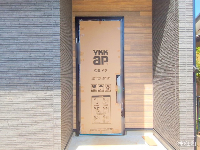 埼玉県入間郡三芳町大字藤久保の新築戸建て外構写真 2025年9月1日撮影