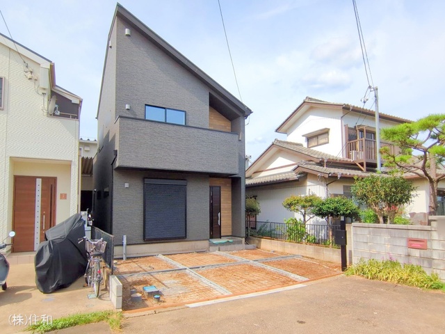 埼玉県入間郡三芳町大字藤久保の新築戸建て外構写真 2025年9月21日撮影
