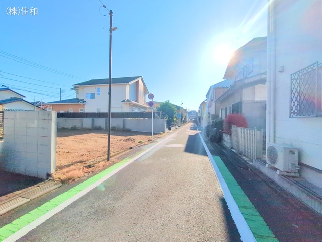 埼玉県ふじみ野市元福岡1丁目の新築戸建て更地・土地写真 2025年11月25日撮影