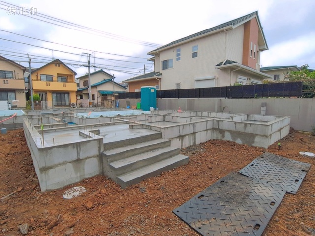 埼玉県ふじみ野市元福岡1丁目の新築戸建て基礎写真 2026年5月20日撮影
