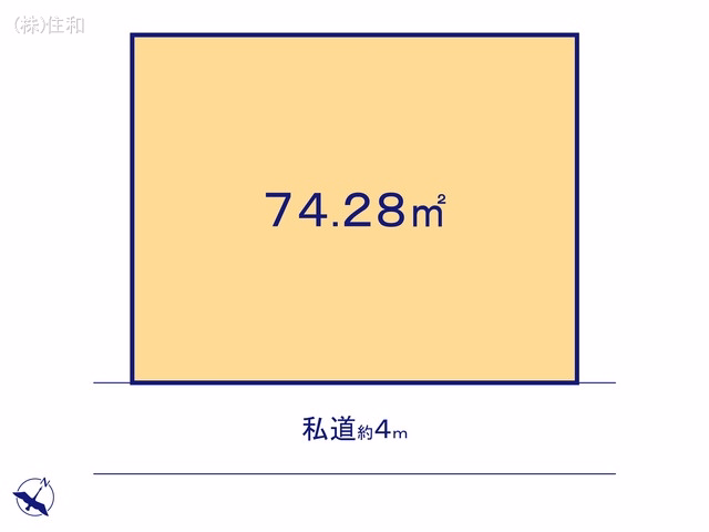 土地 ふじみ野市福岡武蔵野 区画図