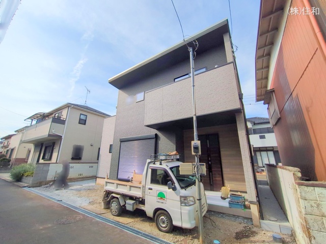 埼玉県ふじみ野市桜ケ丘３丁目の新築戸建て外構写真 2025年10月28日撮影