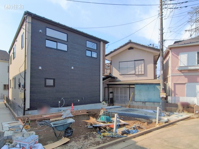 埼玉県志木市上宗岡1丁目の新築戸建て外構写真 2026年2月15日撮影