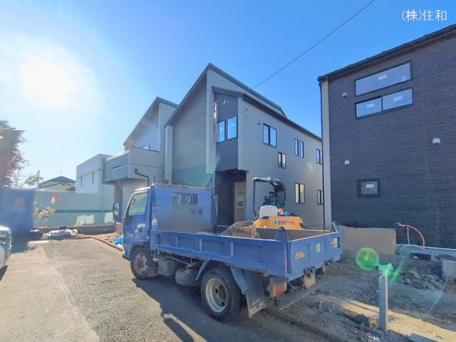 埼玉県志木市上宗岡１丁目の新築戸建て外構写真 2026年1月22日撮影