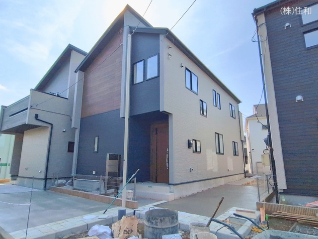 埼玉県志木市上宗岡1丁目の新築戸建て外構写真 2026年2月15日撮影