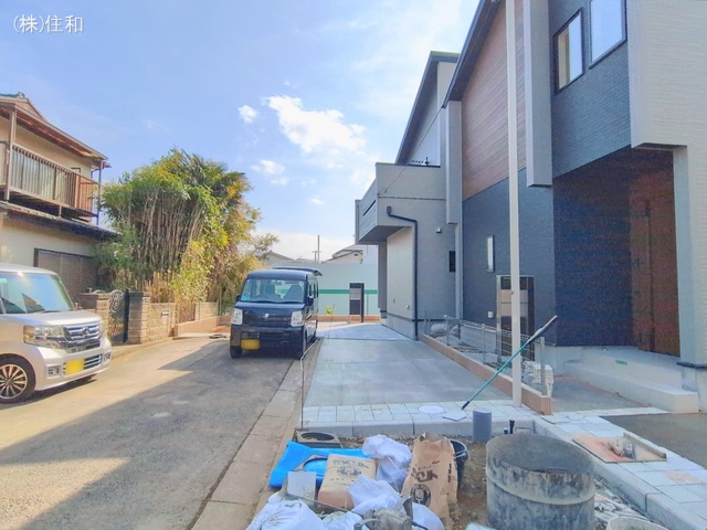 埼玉県志木市上宗岡１丁目の新築戸建て外構写真 2026年2月15日撮影