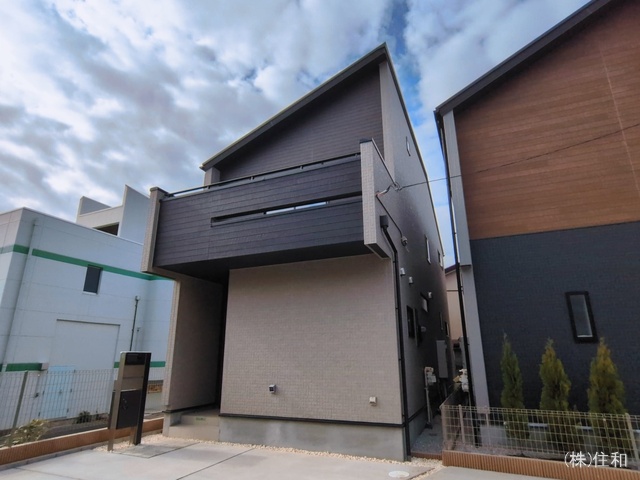 埼玉県志木市上宗岡１丁目の新築戸建て外構写真 2026年3月5日撮影