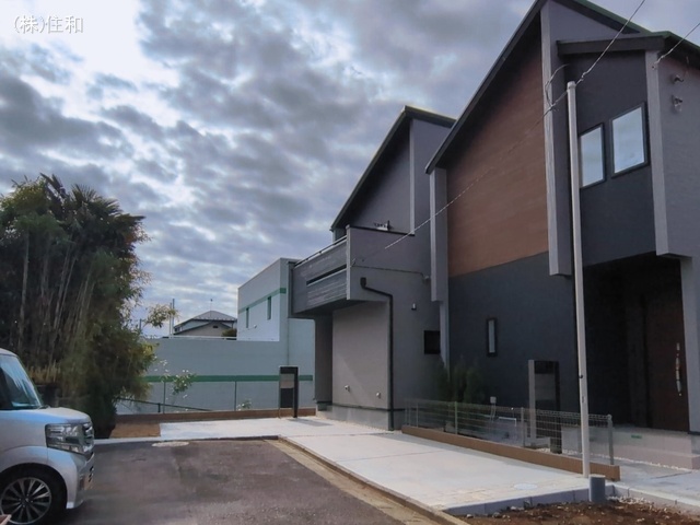 埼玉県志木市上宗岡１丁目の新築戸建て外構写真 2026年3月5日撮影