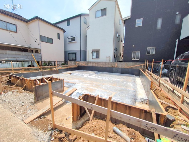 埼玉県入間郡三芳町大字藤久保の新築戸建て基礎写真 2025年8月17日撮影