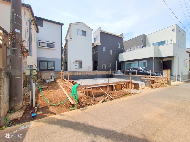 埼玉県入間郡三芳町大字藤久保の新築戸建て基礎写真 2025年8月17日撮影