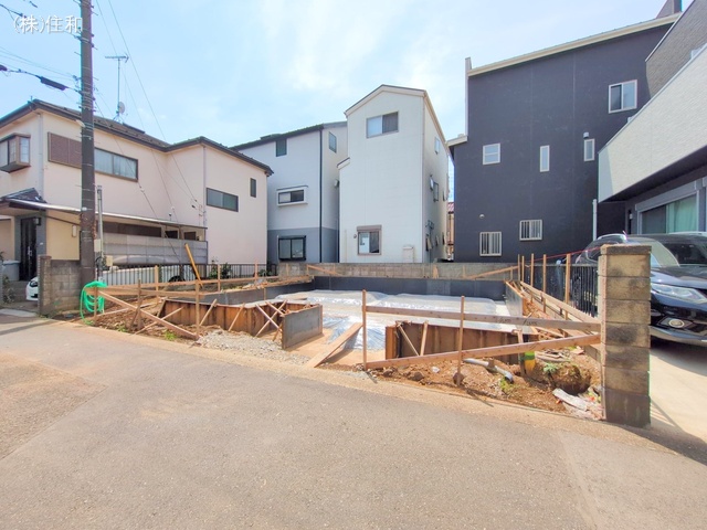 埼玉県入間郡三芳町大字藤久保の新築戸建て基礎写真 2025年8月17日撮影