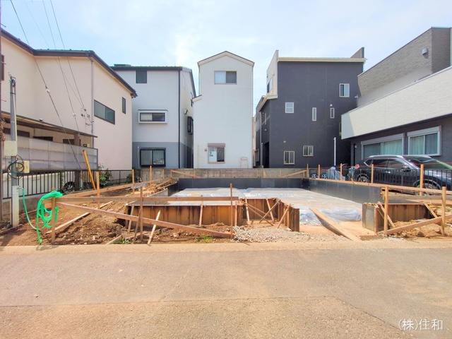 埼玉県入間郡三芳町大字藤久保の新築戸建て基礎写真 2025年8月17日撮影