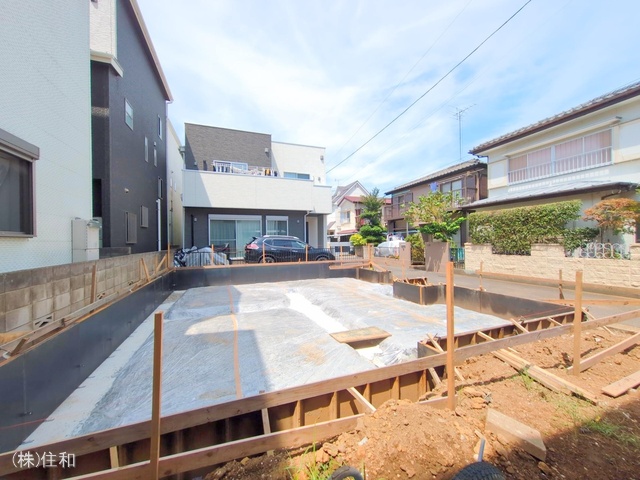 埼玉県入間郡三芳町大字藤久保の新築戸建て基礎写真 2025年8月17日撮影