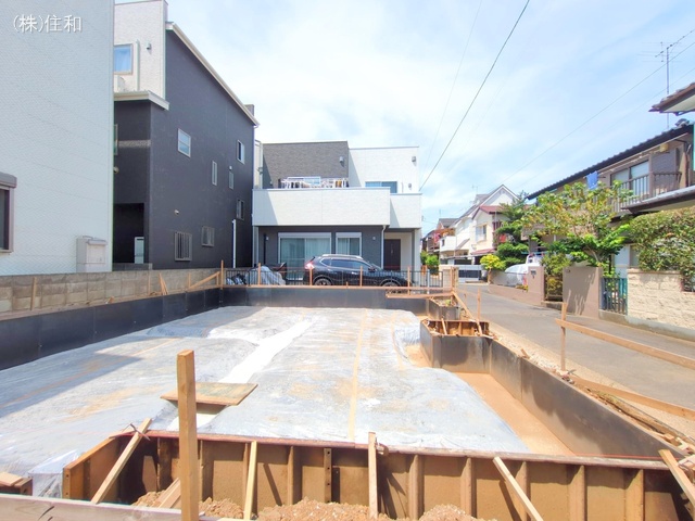 埼玉県入間郡三芳町大字藤久保の新築戸建て基礎写真 2025年8月17日撮影