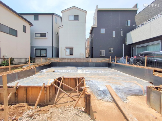 埼玉県入間郡三芳町大字藤久保の新築戸建て基礎写真 2025年8月17日撮影