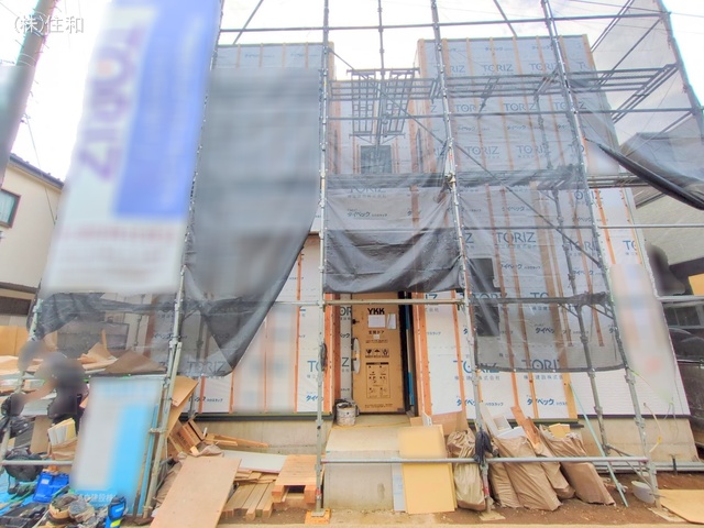 埼玉県入間郡三芳町大字藤久保の新築戸建てシート写真 2025年9月24日撮影