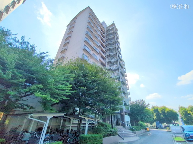 埼玉県入間郡三芳町大字藤久保のマンション『朝日センチュリーみずほ台E棟』外観写真 2025年8月31日撮影