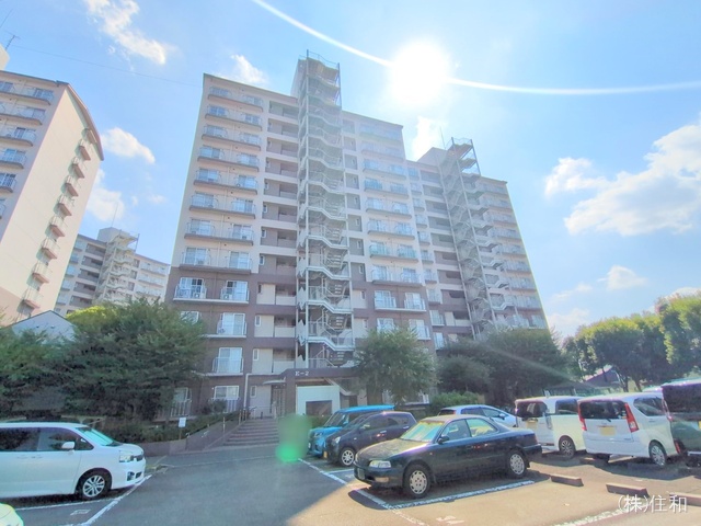 埼玉県入間郡三芳町大字藤久保のマンション『朝日センチュリーみずほ台E棟』外観写真 2025年8月31日撮影