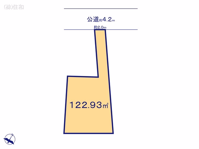 富士見市上沢1丁目(土地) 区画図