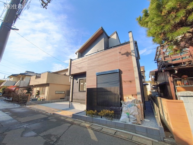 埼玉県富士見市渡戸１丁目の新築戸建て外構写真 2026年1月4日撮影