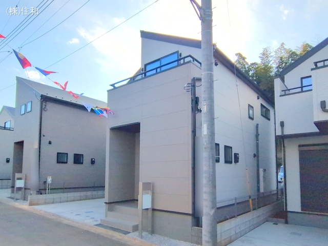 埼玉県富士見市渡戸１丁目の新築戸建て完成写真 2025年12月18日撮影