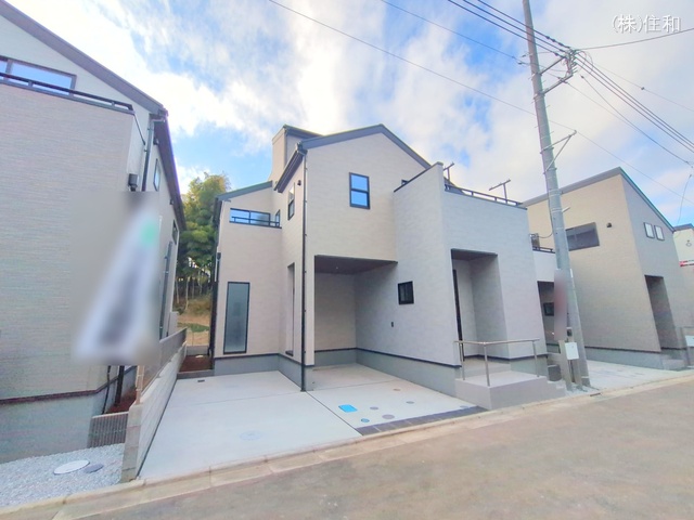 埼玉県富士見市渡戸１丁目の新築戸建て完成写真 2025年12月18日撮影