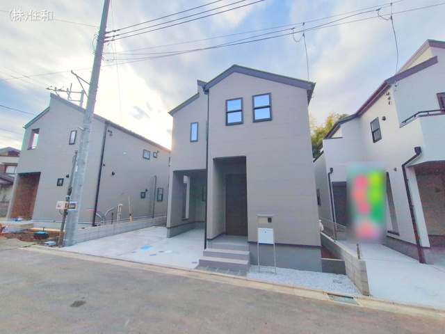 埼玉県富士見市渡戸１丁目の新築戸建て完成写真 2025年12月18日撮影