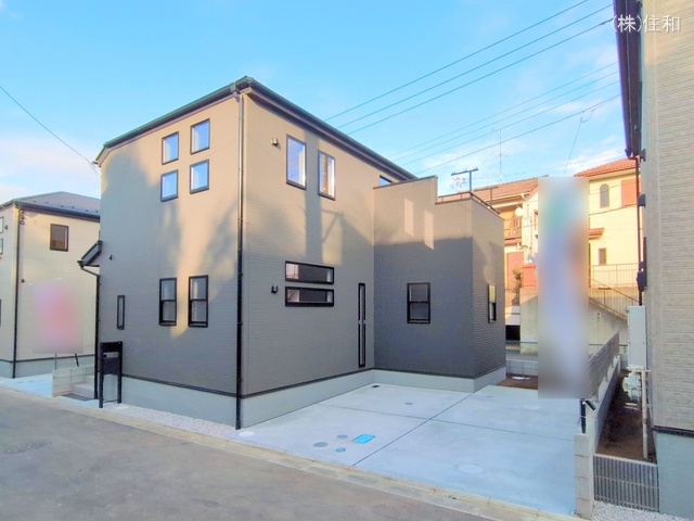 埼玉県富士見市渡戸１丁目の新築戸建て完成写真 2025年12月18日撮影