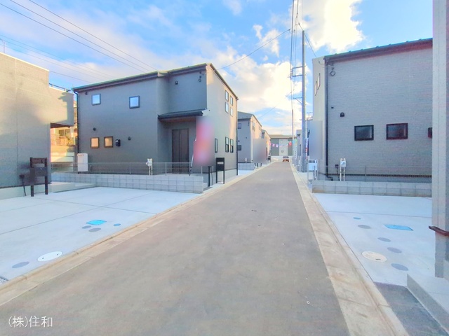 埼玉県富士見市渡戸１丁目の新築戸建て完成写真 2025年12月18日撮影