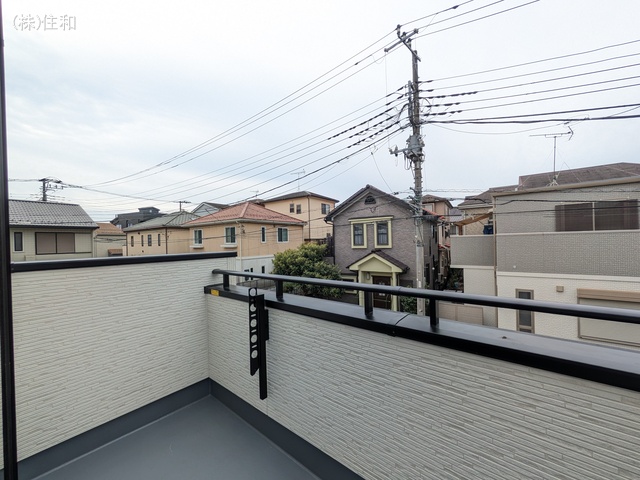 埼玉県志木市柏町3丁目の新築戸建てバルコニー写真 2025年10月2日撮影
