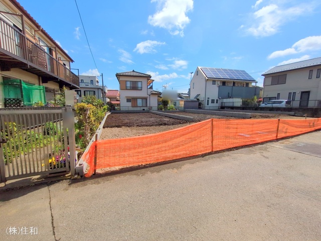 埼玉県志木市柏町3丁目の新築戸建て更地・土地写真 2025年4月13日撮影