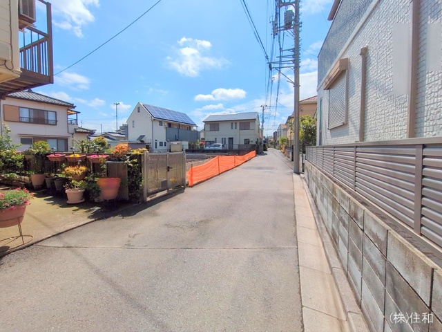 埼玉県志木市柏町3丁目の新築戸建て更地・土地写真 2025年4月13日撮影