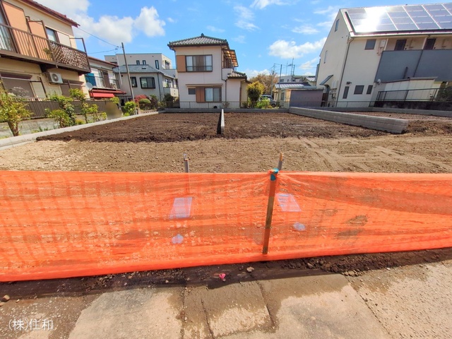 埼玉県志木市柏町3丁目の新築戸建て更地・土地写真 2025年4月13日撮影