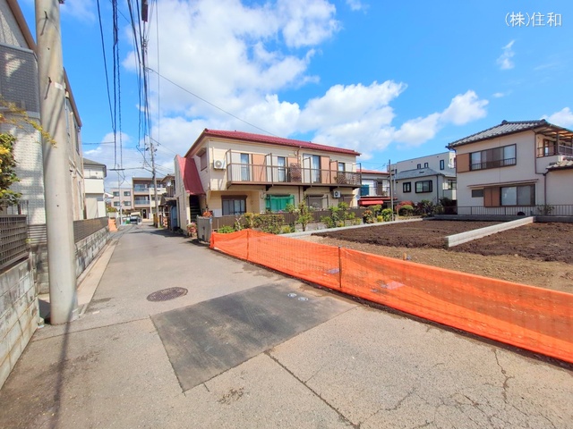 埼玉県志木市柏町3丁目の新築戸建て更地・土地写真 2025年4月13日撮影