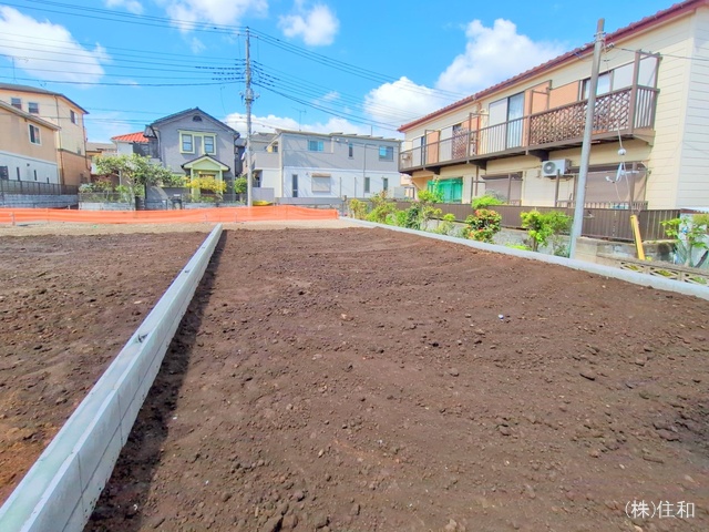 埼玉県志木市柏町3丁目の新築戸建て更地・土地写真 2025年4月13日撮影