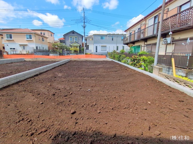 埼玉県志木市柏町3丁目の新築戸建て更地・土地写真 2025年4月13日撮影
